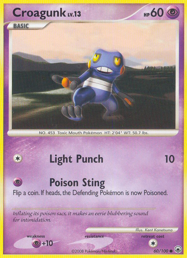 Croagunk (60/100) [Diamond & Pearl: Majestic Dawn] | Odin's Place