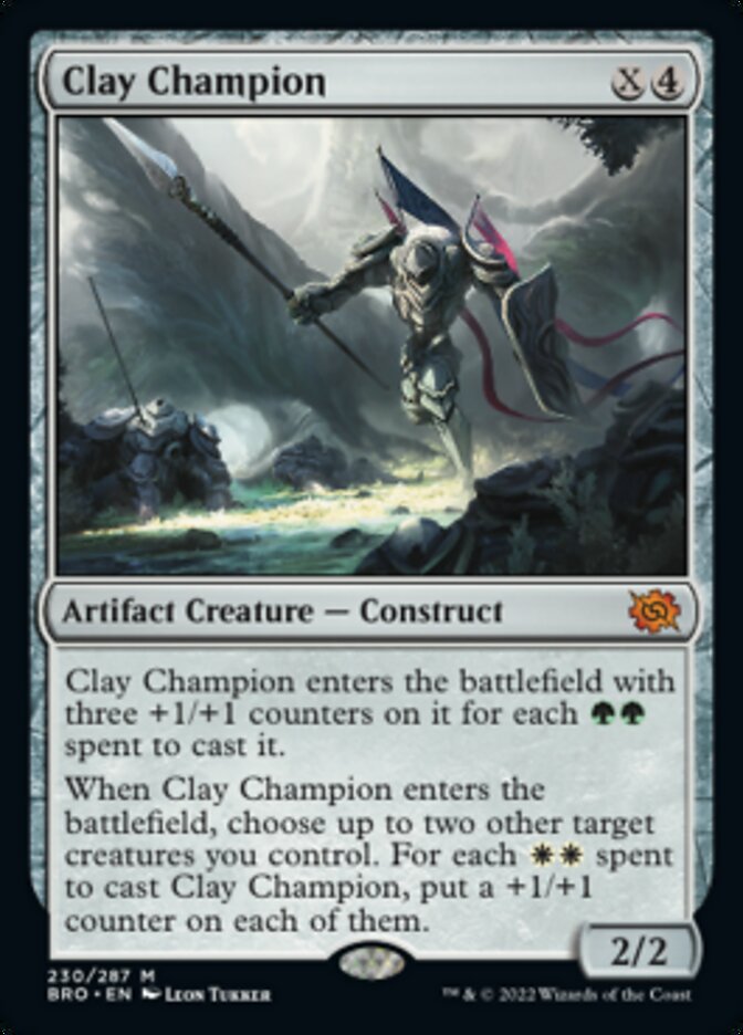 Clay Champion (Promo Pack) [The Brothers' War Promos] | Odin's Place