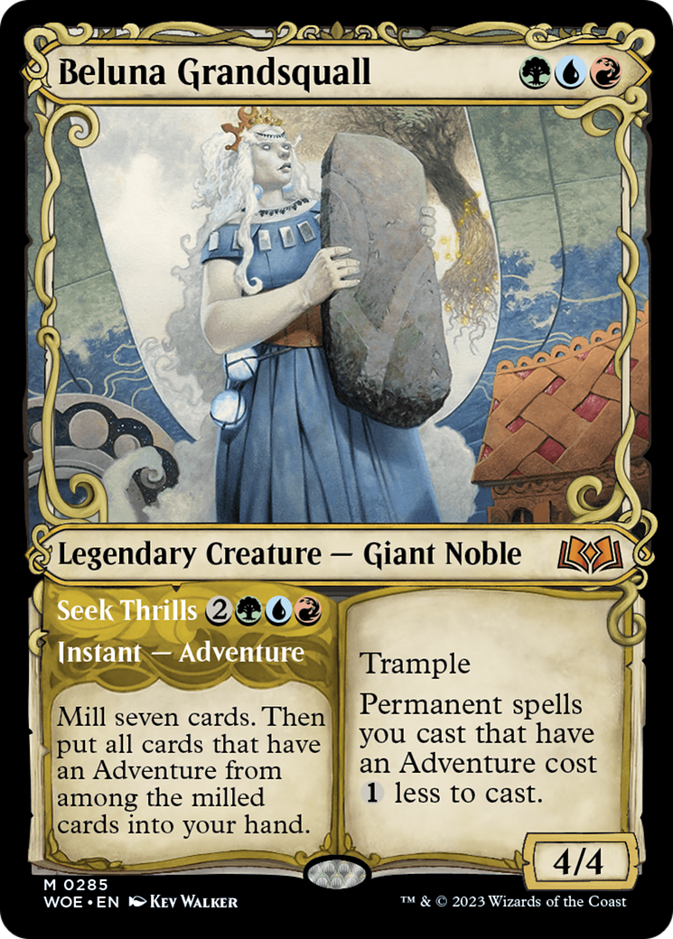 Beluna Grandsquall // Seek Thrills (Showcase) [Wilds of Eldraine] | Odin's Place