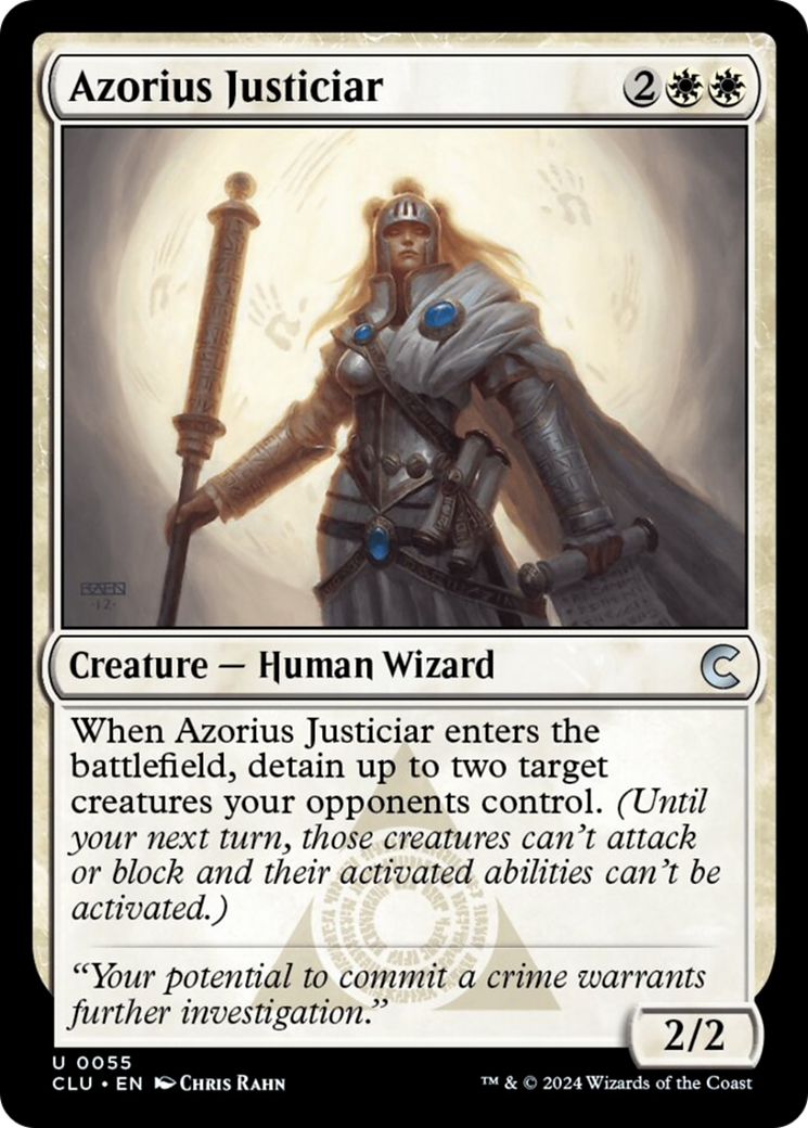 Azorius Justiciar [Ravnica: Clue Edition] | Odin's Place