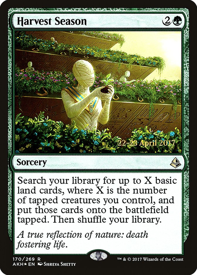 Harvest Season (170) [Amonkhet Prerelease Promos] | Odin's Place
