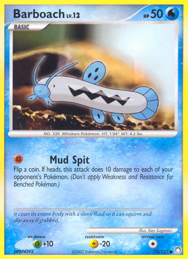 Barboach (72/123) [Diamond & Pearl: Mysterious Treasures] | Odin's Place