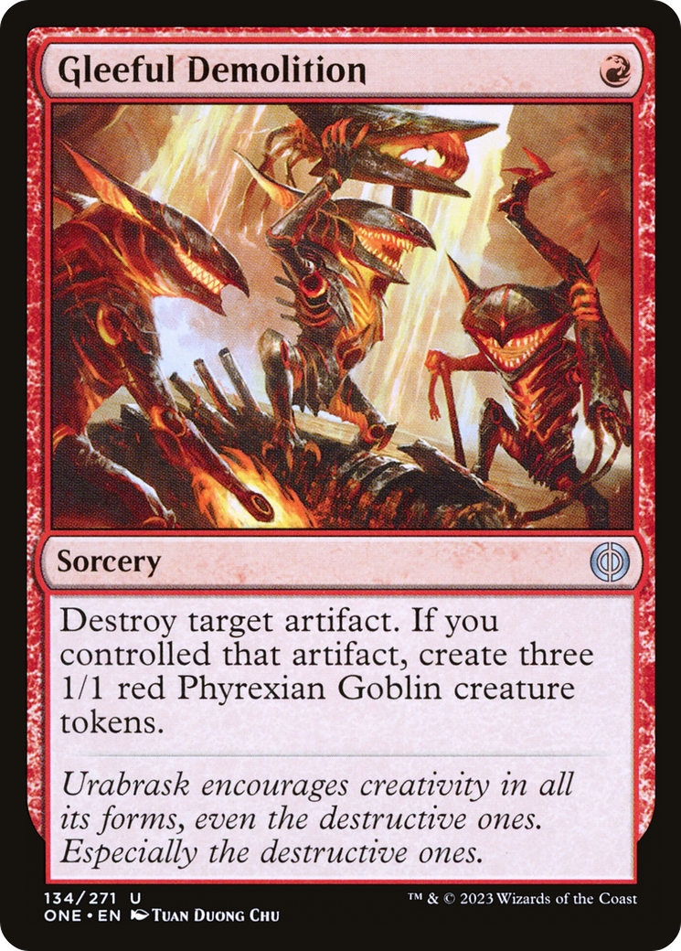 Gleeful Demolition [Phyrexia: All Will Be One] | Odin's Place