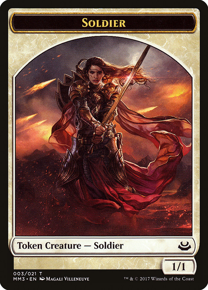 Soldier Token (003/021) [Modern Masters 2017 Tokens] | Odin's Place