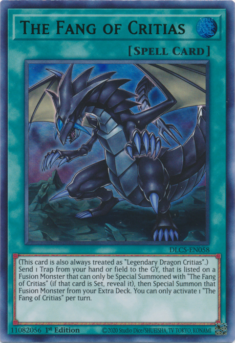 The Fang of Critias (Green) [DLCS-EN058] Ultra Rare | Odin's Place