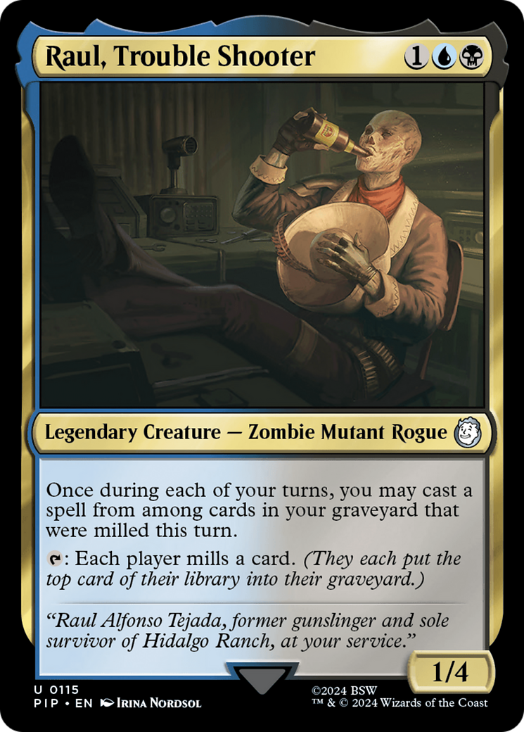 Raul, Trouble Shooter [Fallout] | Odin's Place