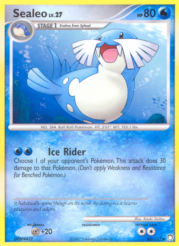 Sealeo (62/123) [Diamond & Pearl: Mysterious Treasures] | Odin's Place