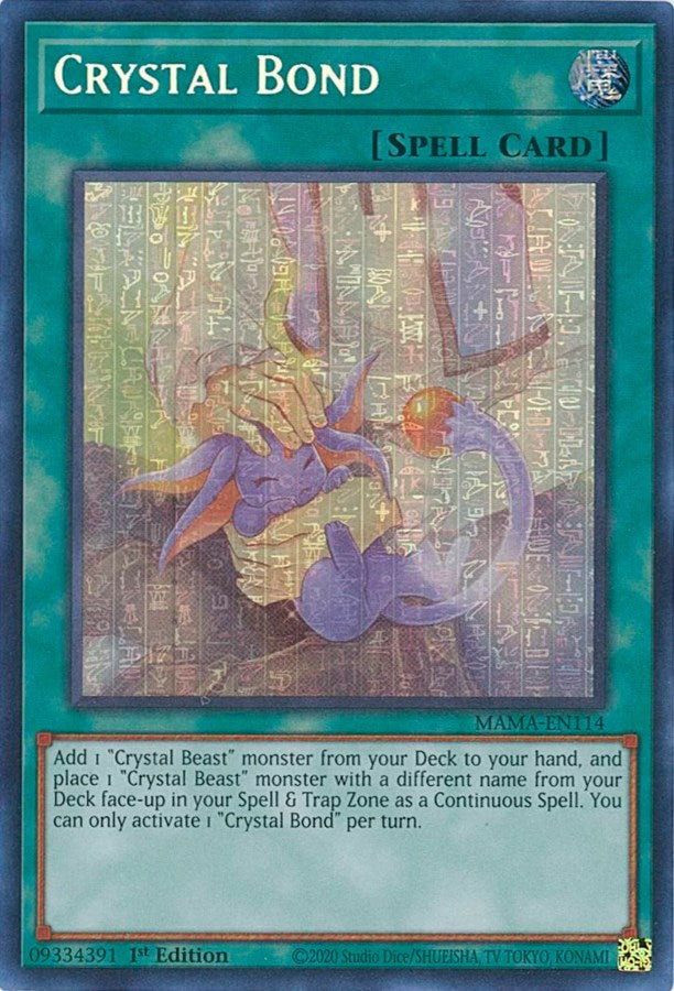 Crystal Bond [MAMA-EN114] Secret Pharaoh's Rare | Odin's Place