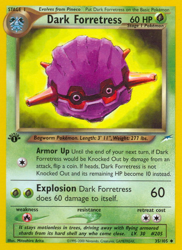 Dark Forretress (35/105) [Neo Destiny 1st Edition] | Odin's Place