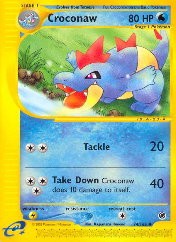 Croconaw (74/165) [Expedition: Base Set] | Odin's Place