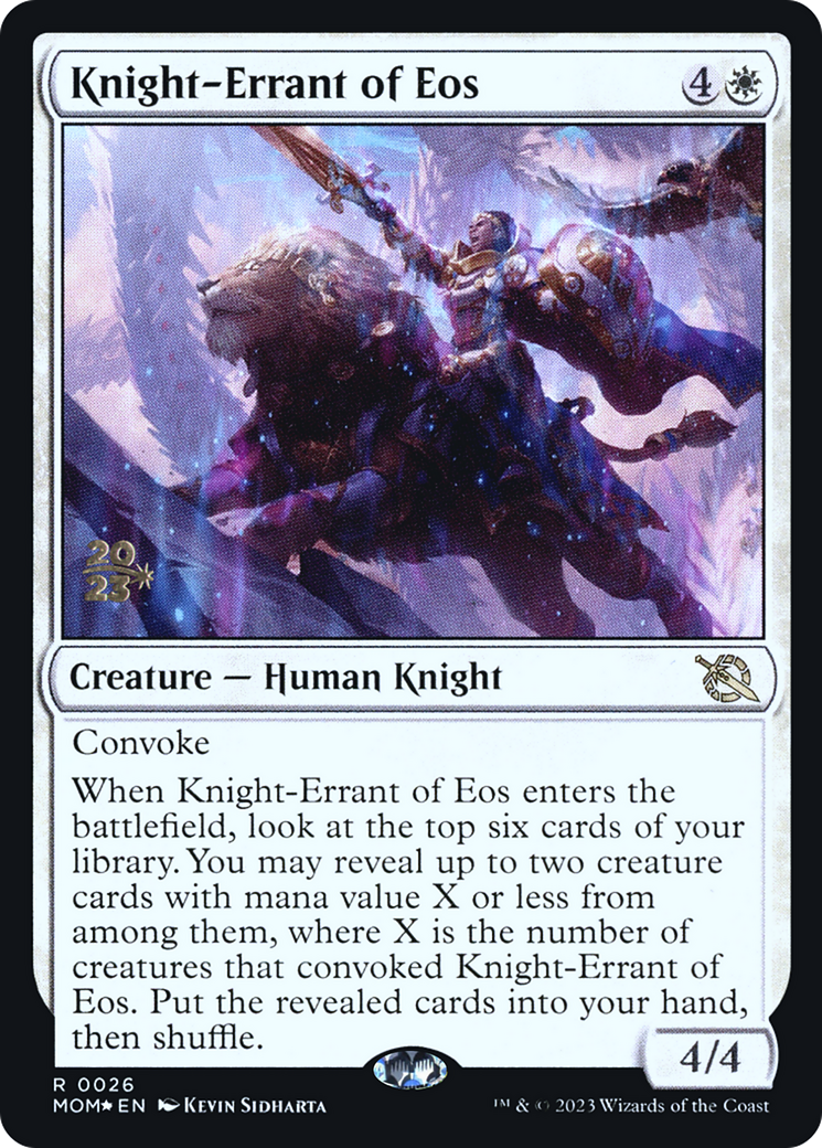 Knight-Errant of Eos [March of the Machine Prerelease Promos] | Odin's Place