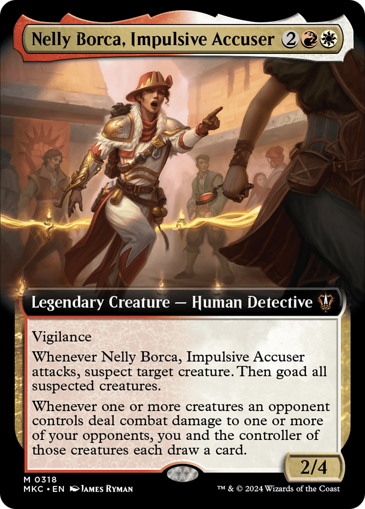 Nelly Borca, Impulsive Accuser (Extended Art) [Murders at Karlov Manor Commander] | Odin's Place
