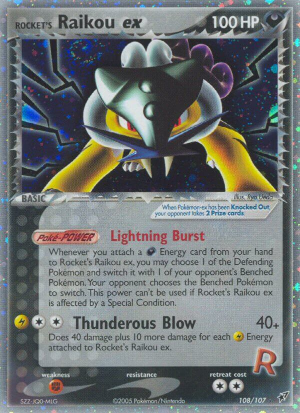Rocket's Raikou ex (108/107) [EX: Deoxys] | Odin's Place