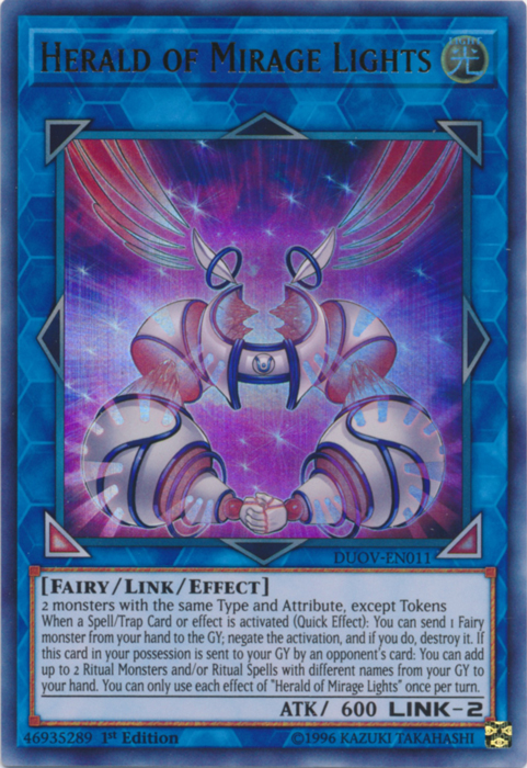 Herald of Mirage Lights [DUOV-EN011] Ultra Rare | Odin's Place