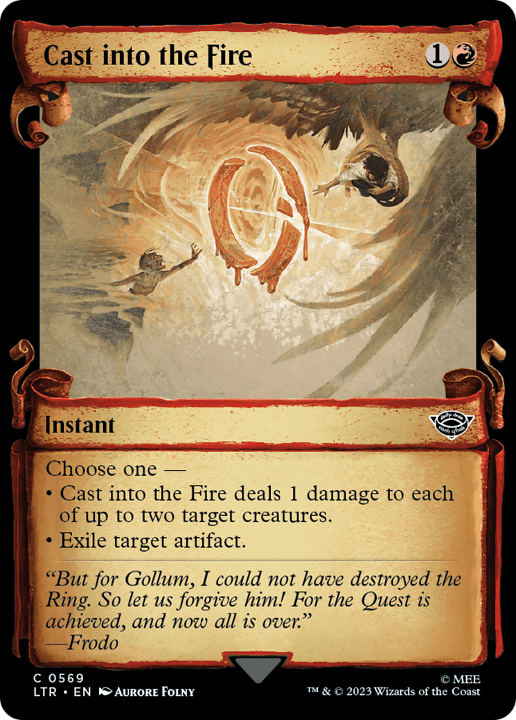 Cast into the Fire [The Lord of the Rings: Tales of Middle-Earth Showcase Scrolls] | Odin's Place