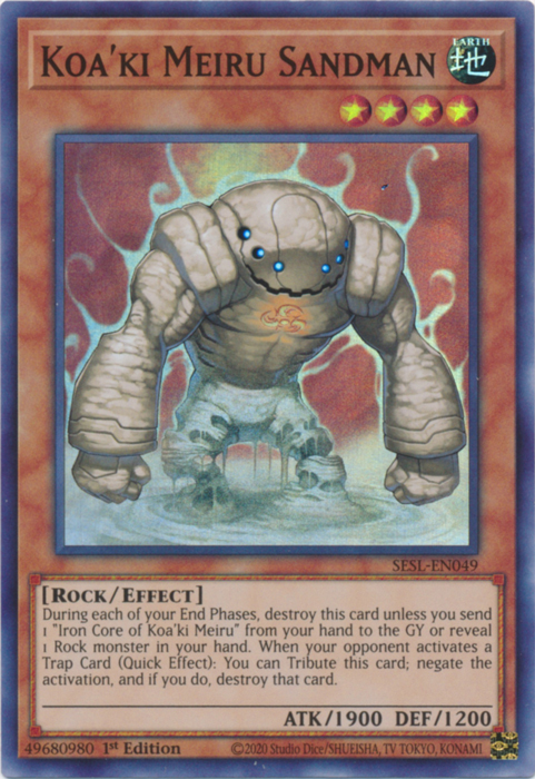 Koa'ki Meiru Sandman [SESL-EN049] Super Rare | Odin's Place