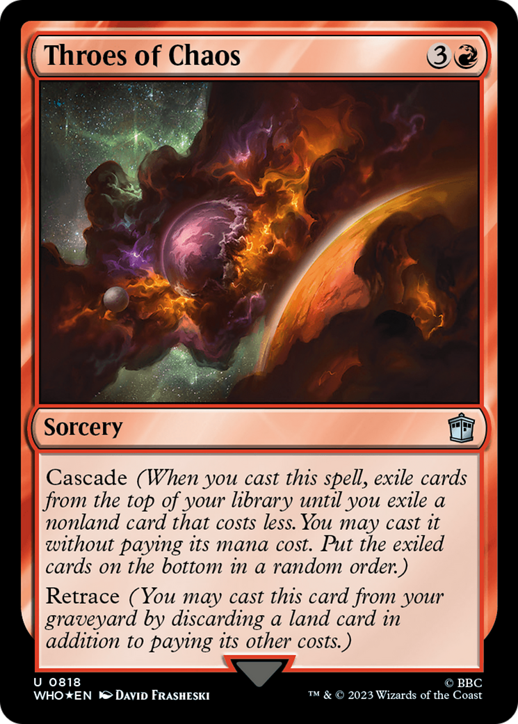 Throes of Chaos (Surge Foil) [Doctor Who] | Odin's Place