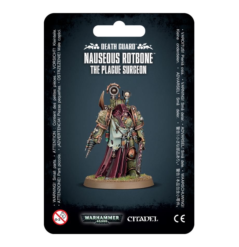 Warhammer 40K: Death Guard Nauseous Rotbone The Plague Surgeon | Odin's Place