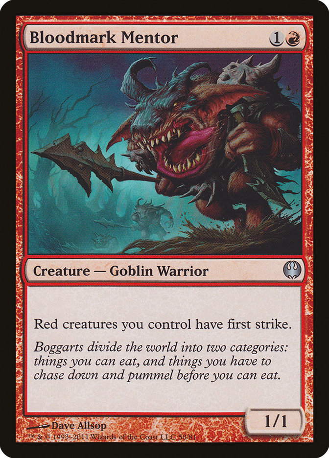 Bloodmark Mentor (50) [Duel Decks: Knights vs. Dragons] | Odin's Place