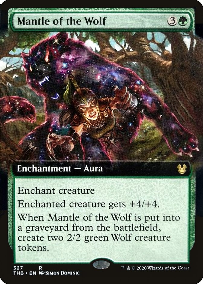 Mantle of the Wolf (Extended Art) [Theros Beyond Death] | Odin's Place