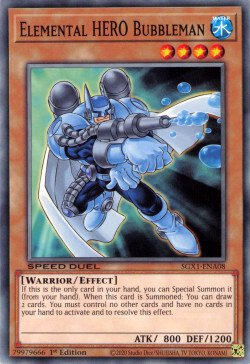 Elemental HERO Bubbleman [SGX1-ENA08] Common | Odin's Place