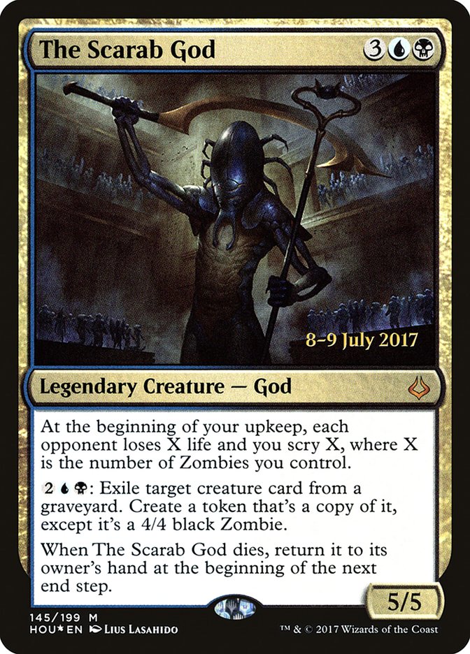 The Scarab God (145) [Hour of Devastation Prerelease Promos] | Odin's Place