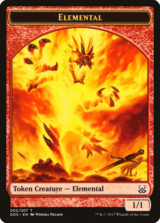 Elemental Token (2) [Duel Decks: Mind vs. Might Tokens] | Odin's Place