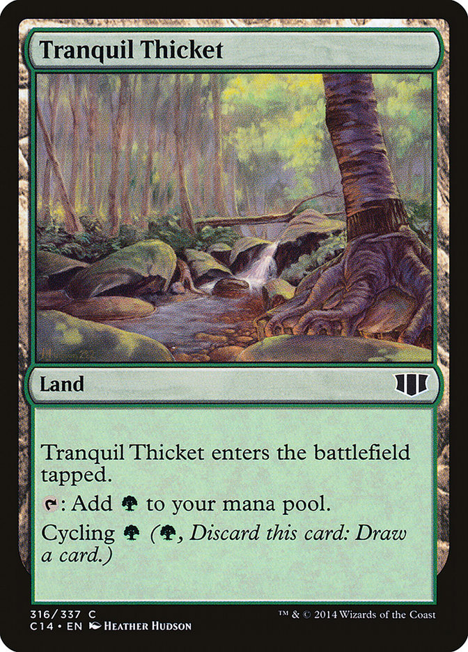 Tranquil Thicket (316) [Commander 2014] | Odin's Place