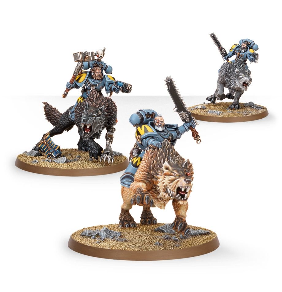 Warhammer 40K: Space Marine Space Wolves Thunderwolf Cavalry | Odin's Place