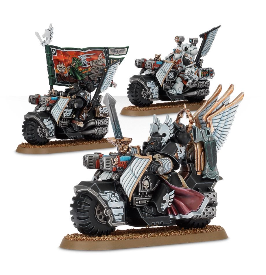 Warhammer 40K: Space Marine: Dark Angels Ravenwing Command Squad | Odin's Place