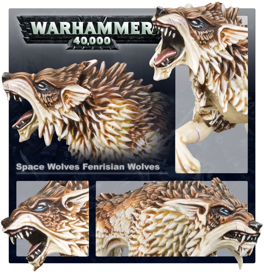 Warhammer 40K: Space Marine Space Wolves Fenrisian Wolf Pack | Odin's Place