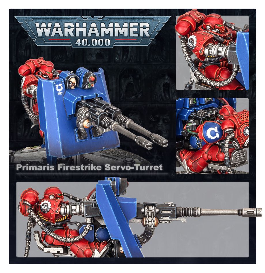 Warhammer 40K: Space Marines Primaris Firestrike Servo-Turret | Odin's Place
