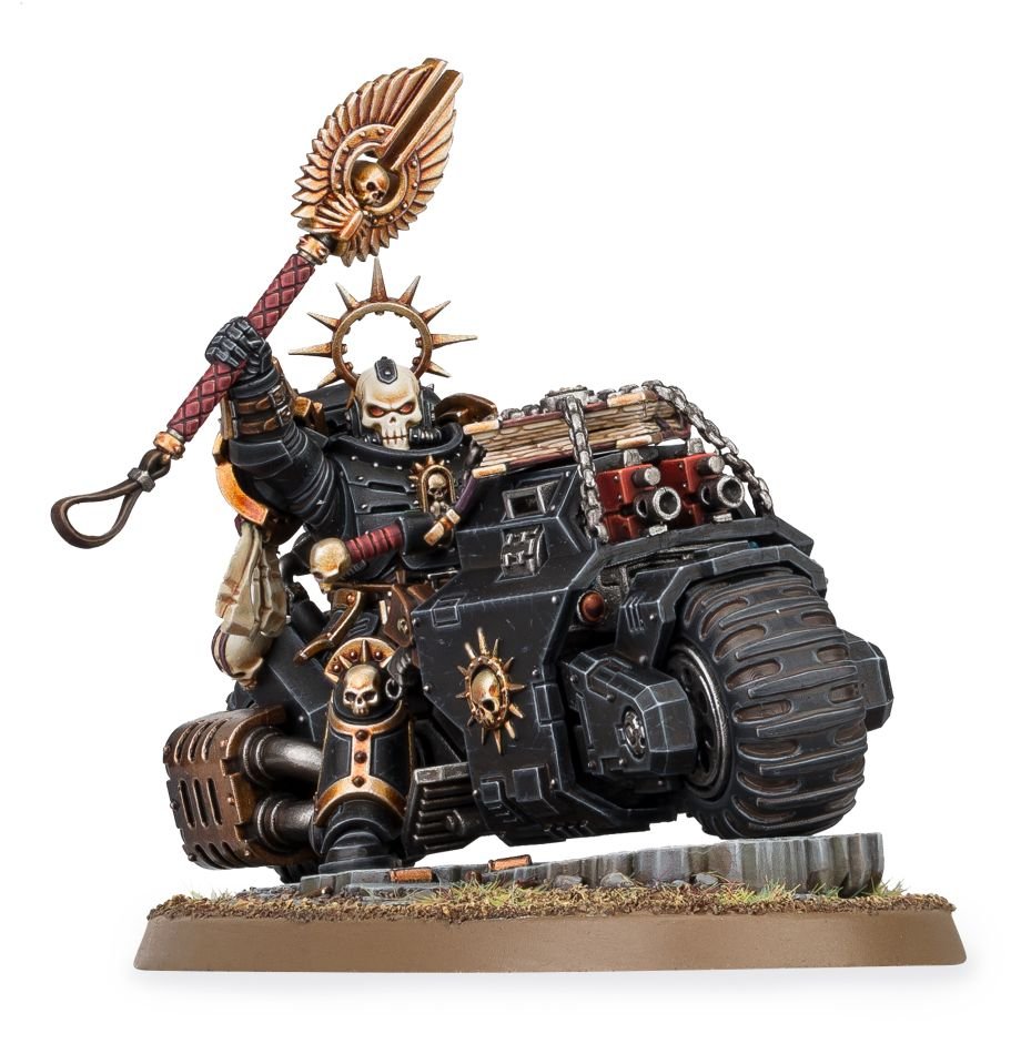 Warhammer 40K: Space Marines Primaris Chaplain on Bike | Odin's Place