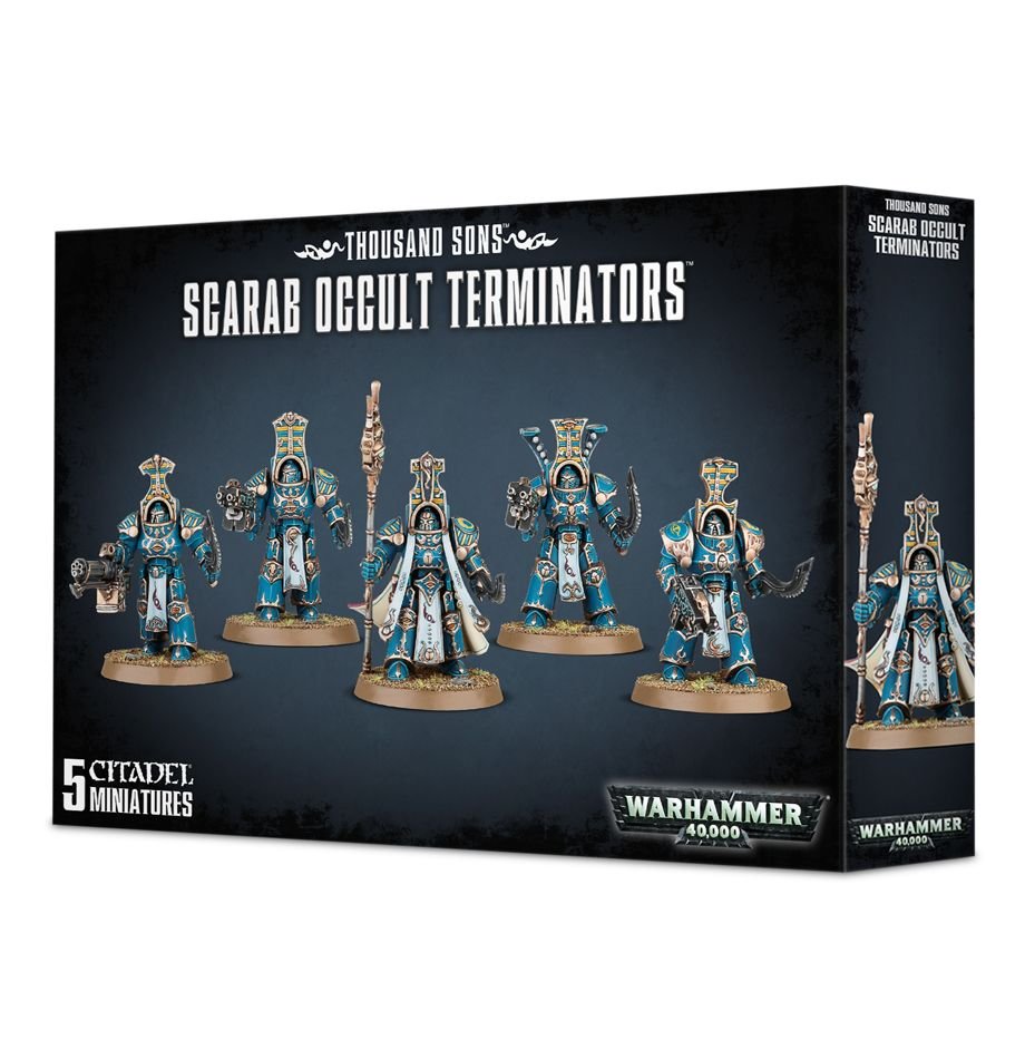Warhammer 40K: Thousand Sons Scarab Occult Terminators | Odin's Place