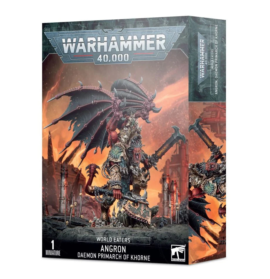 Warhammer 40K: World Eaters Angron, Daemon Primarch of Khorne | Odin's Place