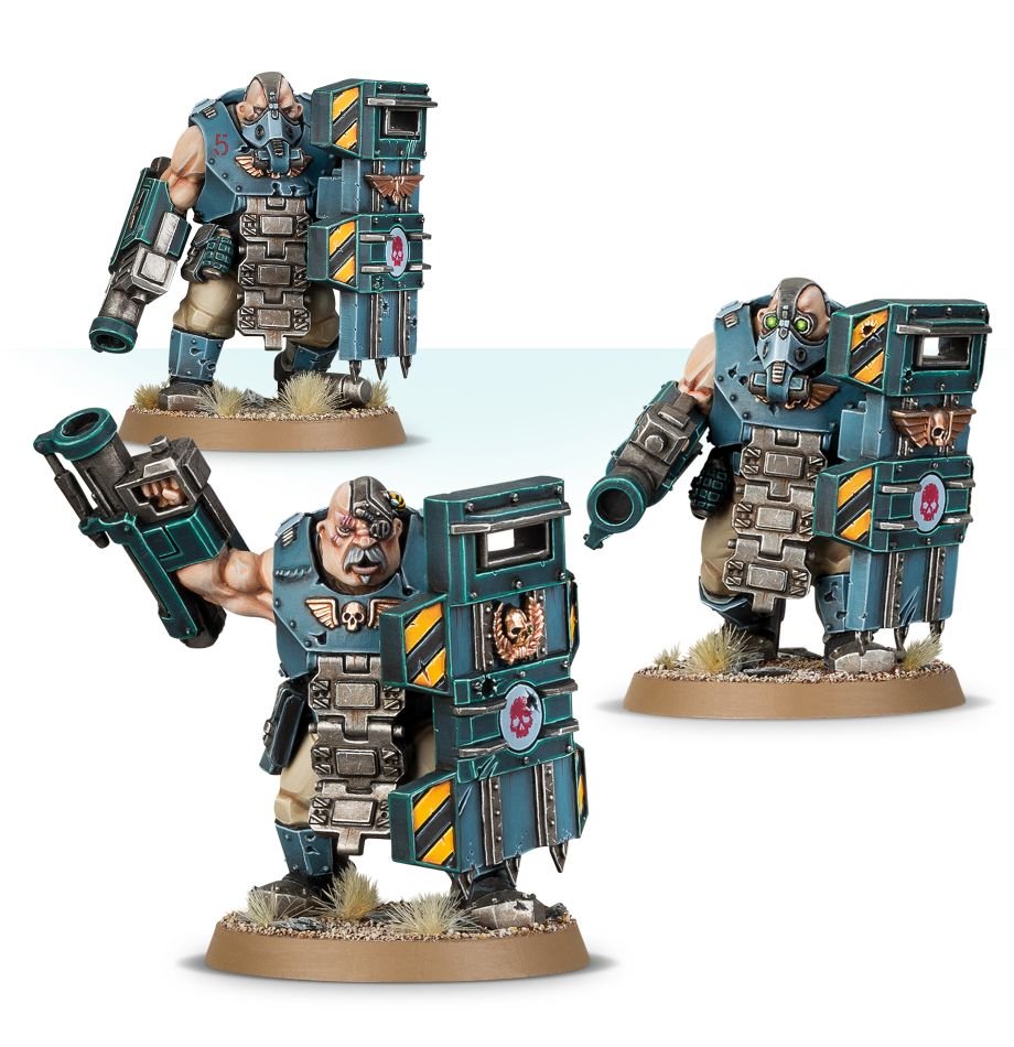 Warhammer 40K: Astra Militarum Auxilla Bullgryns | Odin's Place