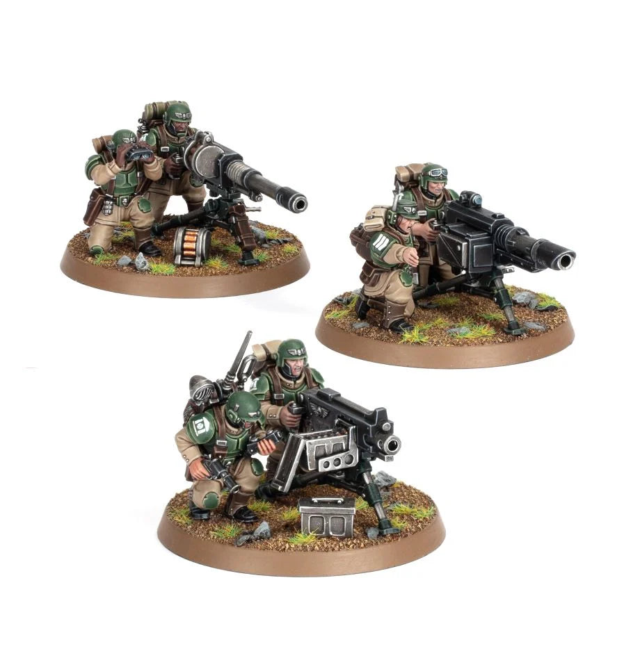 Warhammer 40K: Astra Militarum Cadian Heavy Weapon Squad | Odin's Place