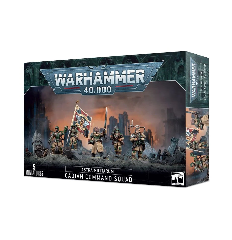 Warhammer 40K: Astra Militarum Cadian Command Squad | Odin's Place