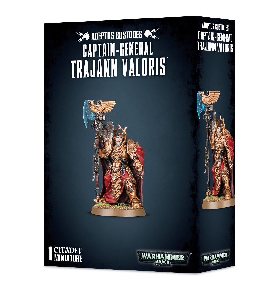 Warhammer 40K: Adeptus Custodes Captain-General Trajann Valoris | Odin's Place