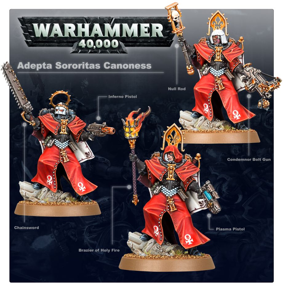 Warhammer 40K: Adepta Sororitas Canoness | Odin's Place