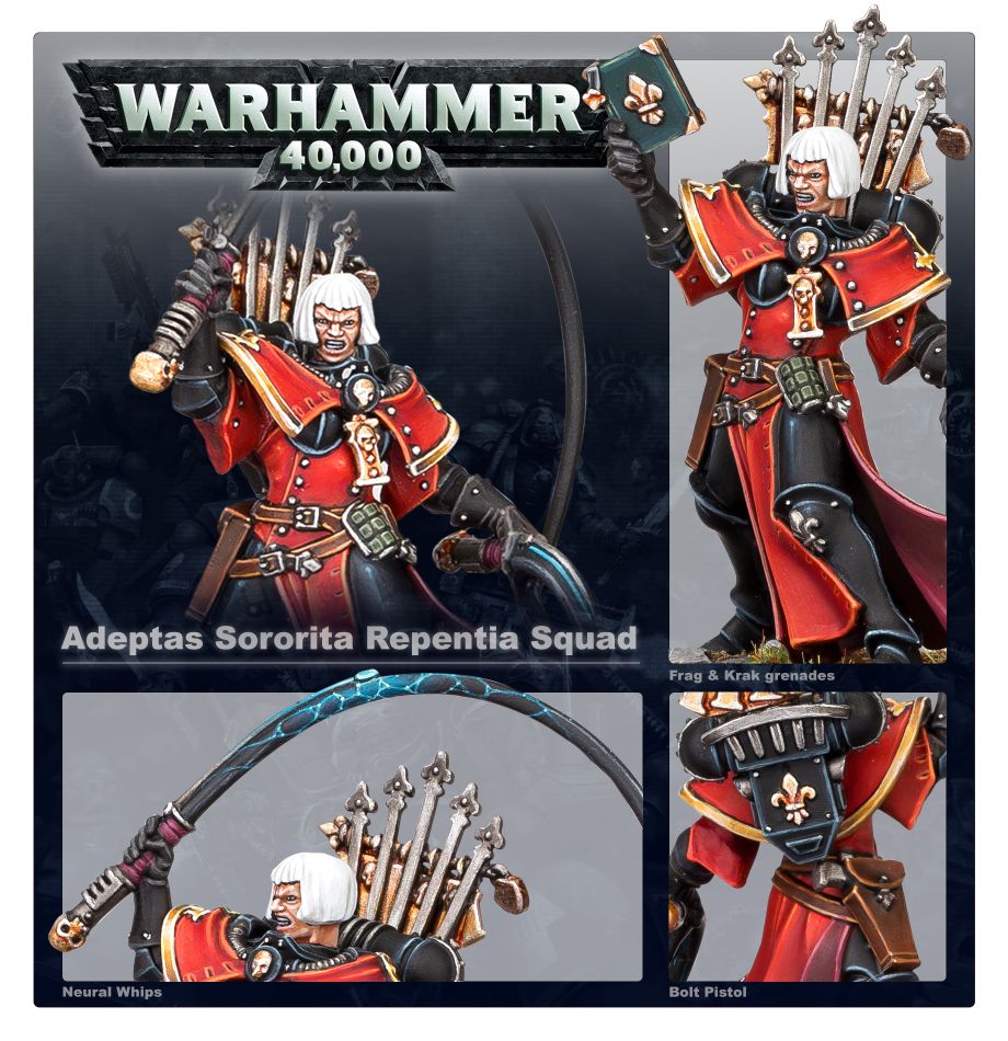 Warhammer 40K: Adepta Sororitas Repentia Squad | Odin's Place