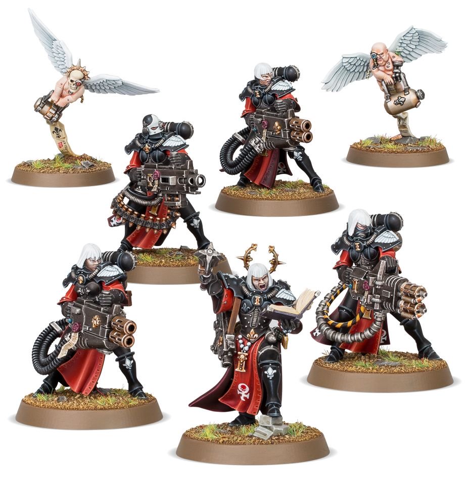 Warhammer 40K: Adepta Sororitas Retributor Squad | Odin's Place