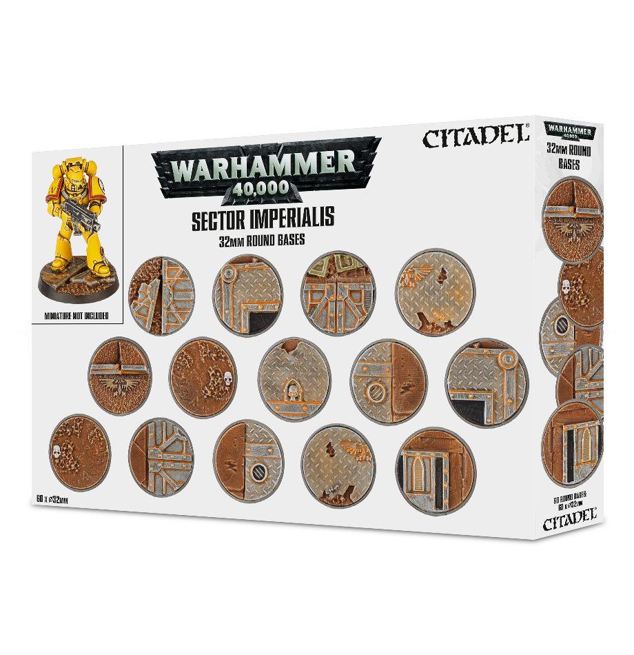 Citadel Sector Imperialis 32mm Round Bases | Odin's Place