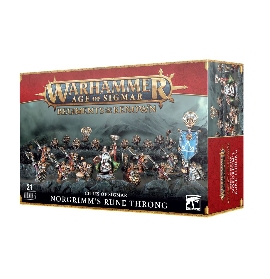 Warhammer Age of Sigmar: Regiments of Renown Norgrimm's Rune Throng | Odin's Place