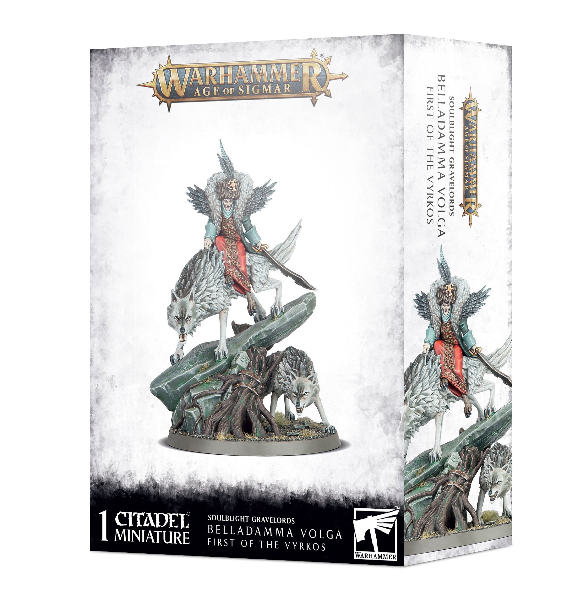 Warhammer Age of Sigmar:  Soulblight Gravelords Belladamma Volga, First of the Vyrkos | Odin's Place