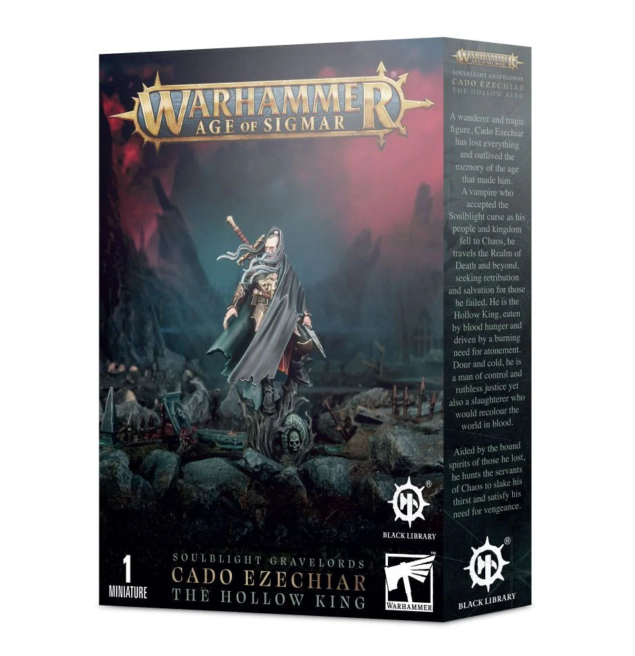 Warhammer Age of Sigmar: Soulblight Gravelords Cado Ezechiar the Hollow King | Odin's Place