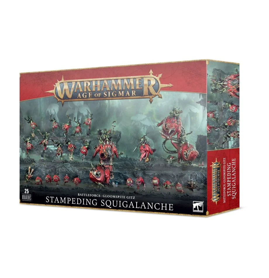 Warhammer Age of Sigmar: Gloomspite Gitz Stampeding Squigalanche | Odin's Place