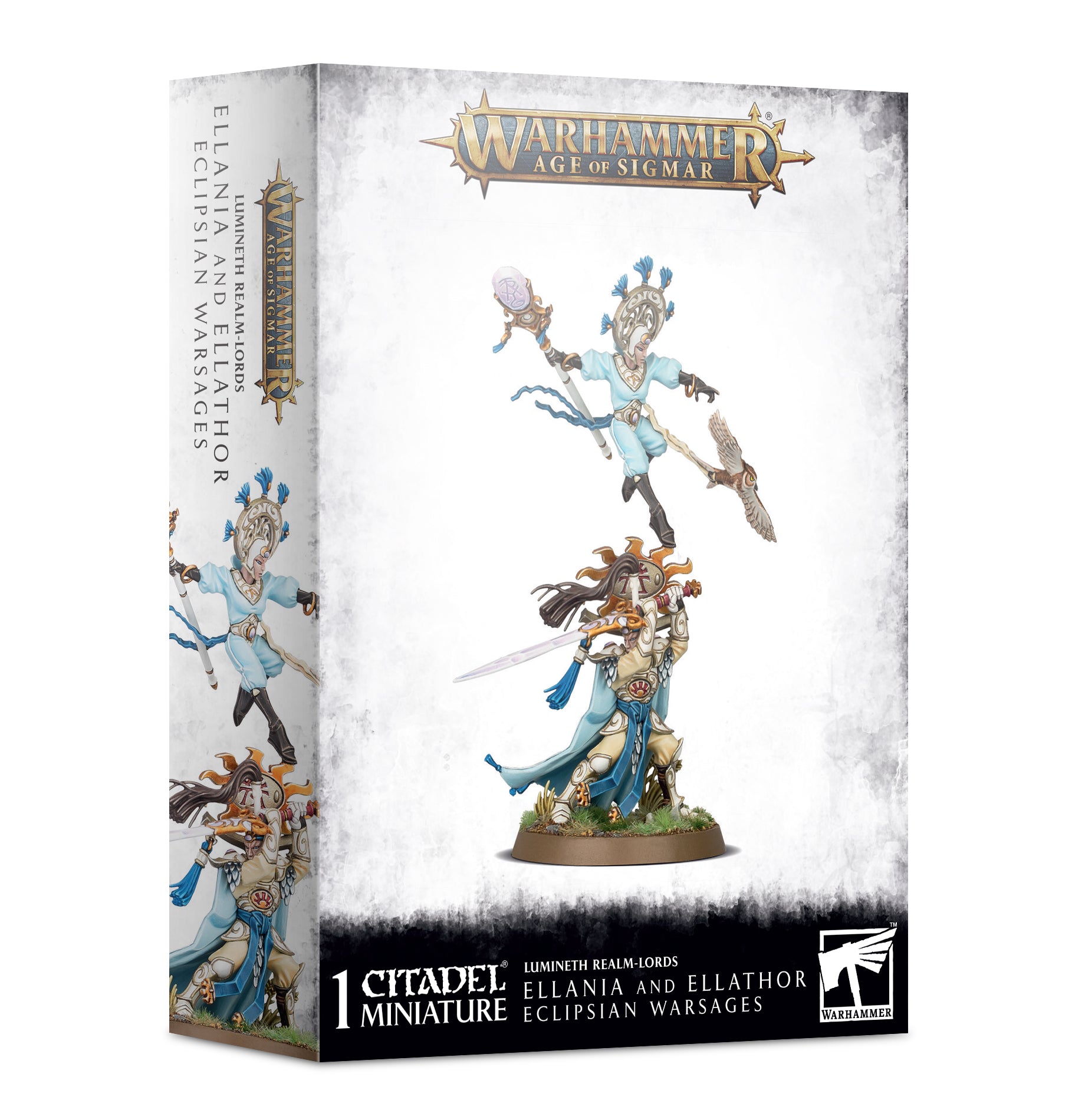 Warhammer Age of Sigmar: Lumineth Realm Lords: Ellania and Ellathor, Eclipsian Warsages | Odin's Place