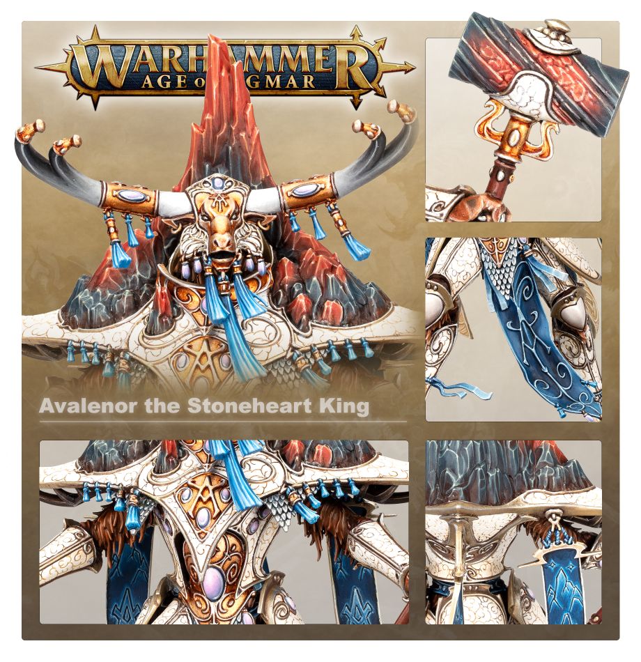 Warhammer Age of Sigmar: Avalenor the Stoneheart King | Odin's Place