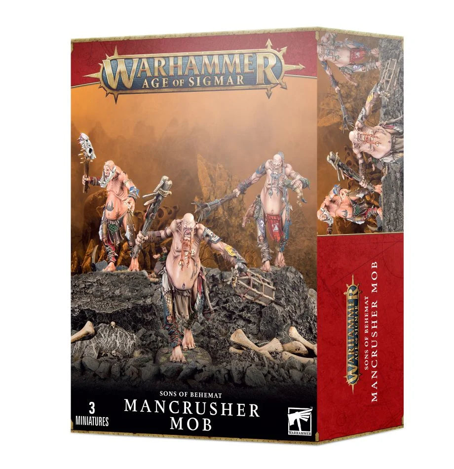 Warhammer Age of Sigmar: Sons of Behemat Mancrusher Mob | Odin's Place
